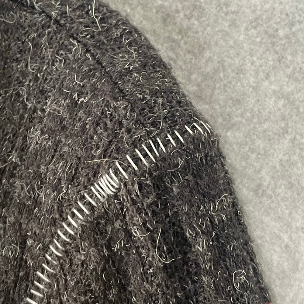 Orage Women's Gray Wool Blend Full Zip Hooded Jacket Medium - Picture 5 of 9